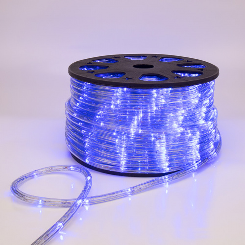 Дюралайт NEON-NIGHT LED, свечение с динамикой (3W) - синий, 24 LED/м, бухта 100м (100/100) фото 7