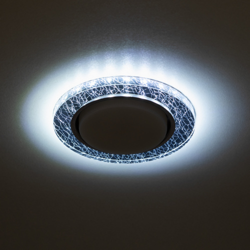 Светильник ЭРА встраиваемый с LED подсветкой DK LD51 WH/BK GX53 белый черный (1/50) (Б0057464) фото 11