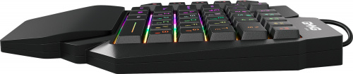 Игровой блок OKLICK 705GK, USB for gamer LED (подставка для запястий), черный (1/40) (1620882) фото 2