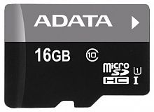 MicroSD  16GB  A-Data Class 10 Premier UHS-I (R/W 30/10 Mb/s) без адаптера