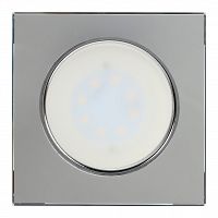 Светильник SMARTBUY встраиваемый под лампу GX53 зеркальный/серебро прямой край (SBL-25SL-GX53) (1/30)