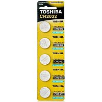 Элемент питания TOSHIBA CR 2032 BL5  (5/100/12000) (802032)