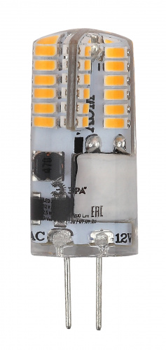 Лампа светодиодная ЭРА STD LED-JC-2,5W-12V-SLC-840-G4 G4 2,5Вт силикон капсула нейтральный белый свет (1/500) (Б0049090) фото 2