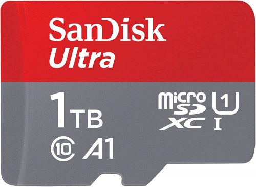 Карта памяти MicroSDXC  1TB  SanDisk Class 10 Ultra UHS-I A 1 (140 Mb/s) без адаптера (SDSQUAC-1T00-GN6MN)