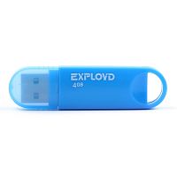 Флеш-накопитель USB  4GB  Exployd  570  синий (EX-4GB-570-Blue)