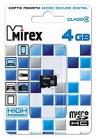 MicroSD  4GB  Mirex Class  4 без адаптера