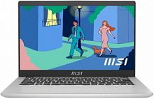 Ноутбук MSI Modern 14 C12M-238RU Core i7 1255U 8Gb SSD512Gb Intel Iris Xe graphics 14" IPS FHD (1920x1080) Windows 11 silver WiFi BT Cam