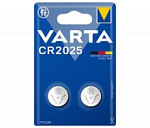 Элемент питания VARTA  CR 2025 Electronics (2 бл)  (2/20/100) (06025101402)