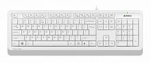 Клавиатура A4TECH Fstyler FK10 USB Multimedia, белый/серый (FK10 WHITE)