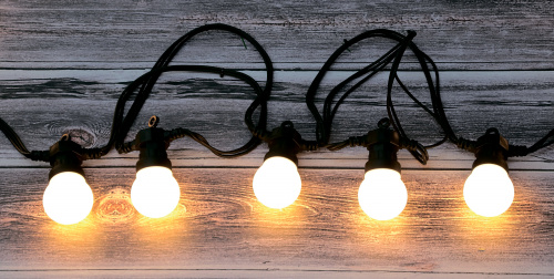 Гирлянда светодиодная ЭРА ERABL-WS5 Белт Лайт набор 5 м 15 LED (шаг 30 см) тепл.свет 220 В кауч. изол. IP65 (1/8) (Б0047952) фото 3