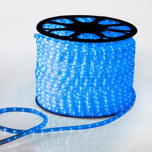 Дюралайт NEON-NIGHT LED, постоянное свечение (2W) - синий, 24 LED/м, Ø10мм, бухта 100м (100/100) фото 7