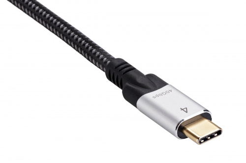 Кабель USB4 TypeC(М)--TypeC(М), 5K@60Hz, 40GBps, PD 240W, 5A, VCOM, 1.2м <CU560-1.2M> (1/60) фото 7