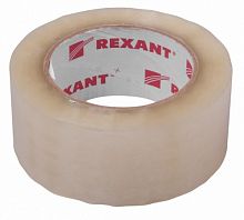 Скотч упаковочный REXANT 48 мм х 50 мкм, прозрачный, рулон 66 м (6/72)