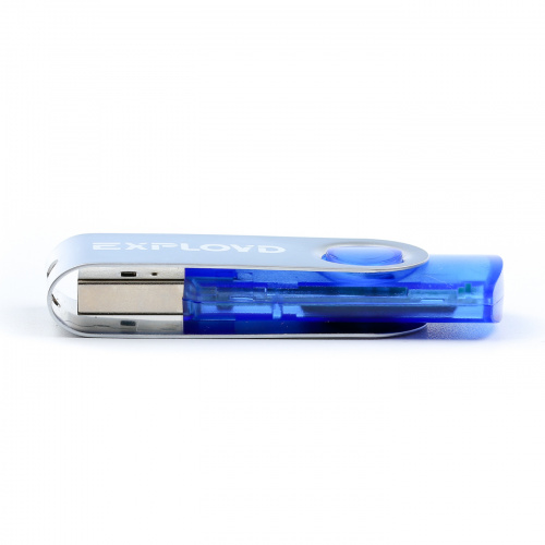 Флеш-накопитель USB  16GB  Exployd  530  синий (EX016GB530-Bl) фото 5