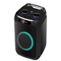 Портативная акустика напольная RITMIX SP-925B black Bluetooth-колонка, FM радио, RGB подсветка, AUX, USB, microSD, черный (1/2) (80002734)