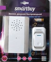 Звонок SMARTBUY дверной беспроводной с цифр. код., IP44, подсветкой, рег-кой громкости звука (SBE-11-DP7-25) (1/60)