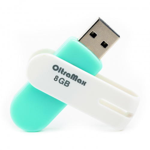 Флеш-накопитель USB  8GB  OltraMax  220  светло зелёный (OM-8GB-220-Light gr) фото 3