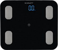Весы напольные электронные Scarlett SC-BS33ED46 макс.180кг черный