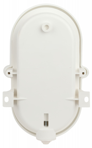 Светильник ЭРА НБП 01-60-012 с ободком Евро пластик/стекло IP53 E27 max 60Вт 184х115х90 овал белый (1/8) (Б0052016) фото 4