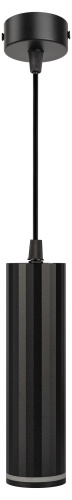 Светильник ЭРА потолочный подвесной PL19 BK MR16 GU10 цилиндр черный (1/40) (Б0058492) фото 3