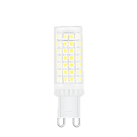 Лампа светодиодная GAUSS G9 AC185-265V 6W 770lm 3000K керамика 1/10/200
