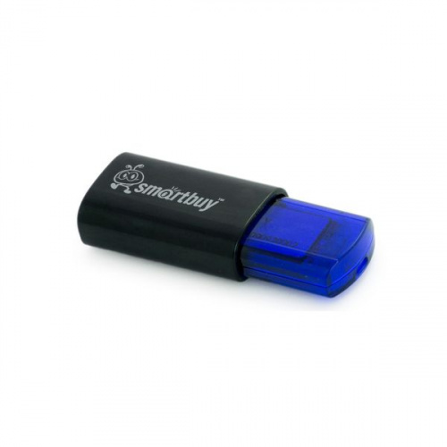 Флеш-накопитель USB  64GB  Smart Buy  Click  чёрный/синий (SB64GBCL-B) фото 2