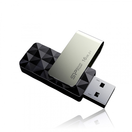 Флеш-накопитель USB 3.0  16GB  Silicon Power  Blaze B30  черный (SP016GBUF3B30V1K) фото 3