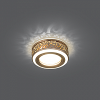 Светильник светодиодный GAUSS Backlight BL092 Кругл. Золото/Белый, Gu5.3, 3W, 3000K 1/30