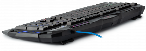 Клавиатура игровая DEFENDER Werewolf GK-120DL, RGB подсветка, влагоустойчивая, черный (1/20) (45120) фото 6