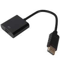 Кабель-переходник DisplayPort(M) ---> HDMI(F) 0.15m VCOM <CG553-B> (1/50)