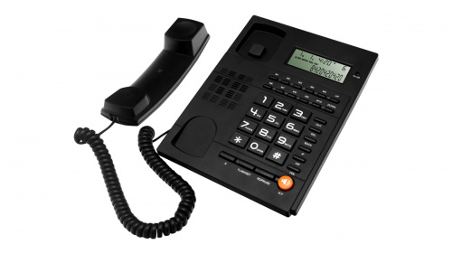 Проводной телефон RITMIX RT-420 black,спикерф,Имп/Тон.наб,опр.ном.вх.зв.35вх,10исх.ном.пам,Кал,часы.,ф-ция Pow Safe (1/20) (80002754) фото 2