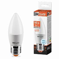 Лампа светодиодная WOLTA Свеча C37 10Вт 4000К 900лм Е27 1/50 (25SC10E27)