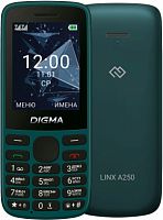Мобильный телефон Digma A250 Linx 128Mb 0.048 зеленый моноблок 3G 4G 2Sim 2.4" 240x320 GSM900/1800 GSM1900 (1888918)