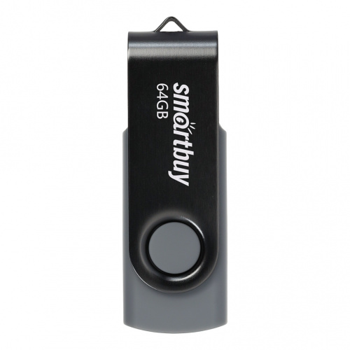 Флеш-накопитель USB  64GB  Smart Buy  Twist  чёрный (SB064GB2TWK)