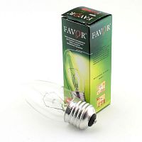 Лампа FAVOR накаливания B36 свеча 40Вт E27 230В прозрачная (1/100)