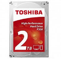 Внутренний HDD  Toshiba 2TB  P300  High-Performance BULK, SATA-III, 7200 RPM, 64 Mb, 3.5''
