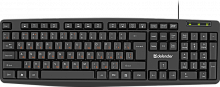 Клавиатура Defender Concept HB-164 RU,104+FN,1.8м, черный (1/20) (45164)