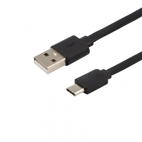 Кабель USB-Type-C/2,4A/PVC/flat/1m/REXANT (10/100) (18-1888) фото 4