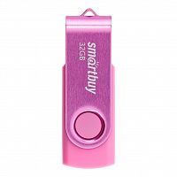 Флеш-накопитель USB  32GB  Smart Buy  Twist  розовый (SB032GB2TWP)