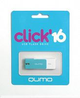 USB  16GB  Qumo  Click  лазурь