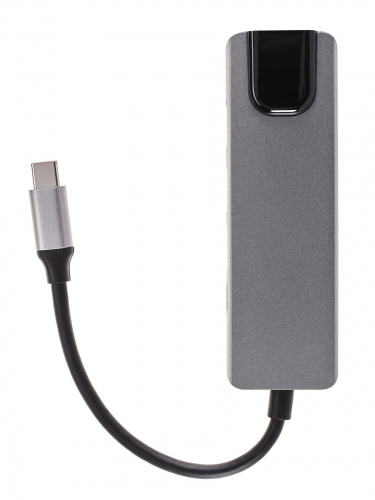 Адаптер USB 3.1 Type-Cm ->HDMI A(m) 4K@30Hz, RJ45, 2XUSB3.0, PD, iOpen <ACU435M> (1/150) фото 5