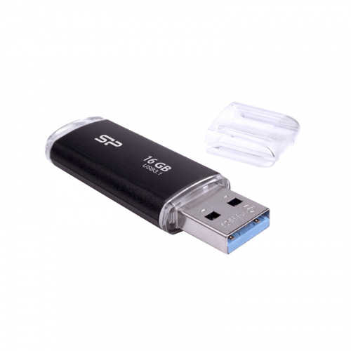 Флеш-накопитель USB 3.0  16GB  Silicon Power  Blaze B02  чёрный (SP016GBUF3B02V1K) фото 4