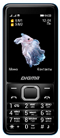 Мобильный телефон Digma Linx B280 32Mb черный 2Sim 2.8" TFT 240x320 0.08Mpix LT2072PM (1497201)