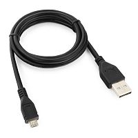 Кабель CABLEXPERT USB 2.0 Pro CCP-mUSB2-AMBM-1M, AM - microBM 5P, 1м, экран, черный, пакет (1/200)
