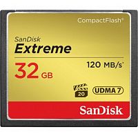CF  SanDisk  Extreme  32GB  (120/85 MB/s)