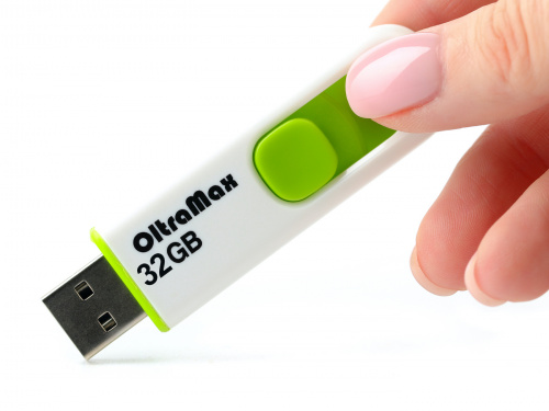 Флеш-накопитель USB  32GB  OltraMax  250  зелёный (OM-32GB-250-Green) фото 2
