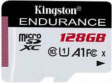 Карта памяти MicroSD  128GB  Kingston Class 10 Canvas Select High Endurance UHS-I A1 V30 U1 (95 Mb/s) без адаптера (SDCE/128GB)