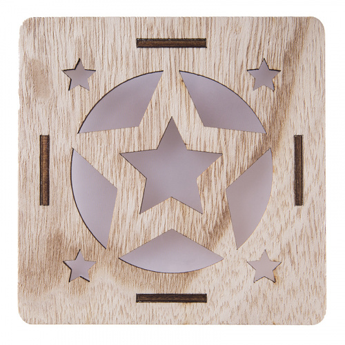 Фигурка деревянная NEON-NIGHT с подсветкой "Волшебный фонарик" 13,8*11*11 см (1/36) (504-023) фото 5