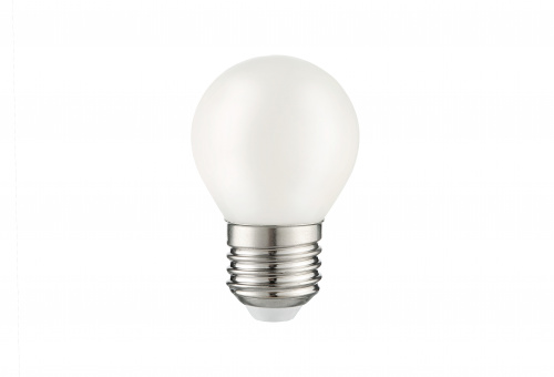 Лампа светодиодная GAUSS Filament Шар 9W 610lm 4100К Е27 milky диммируемая 1/10/50 (105202209-D)