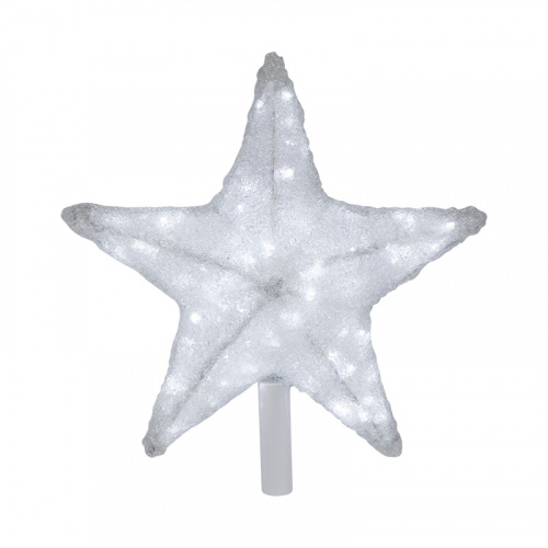 Фигура акриловая светодиодная NEON-NIGHT "Звезда" 50см. без трубы, но с кольцом, 160 светодиодов, белая (1/1) фото 4